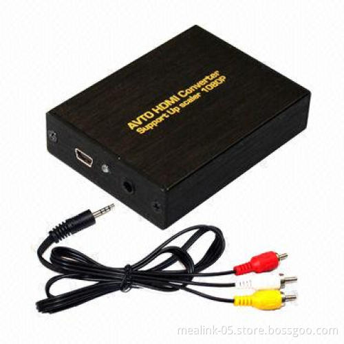 AV to HDMI Converter, Can Turn CVBS Signal + Audio (L/R)